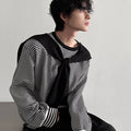 striped knit  sinclub7557