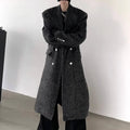 GRAY MID-LENGTH TRENCH COAT sinclub7033