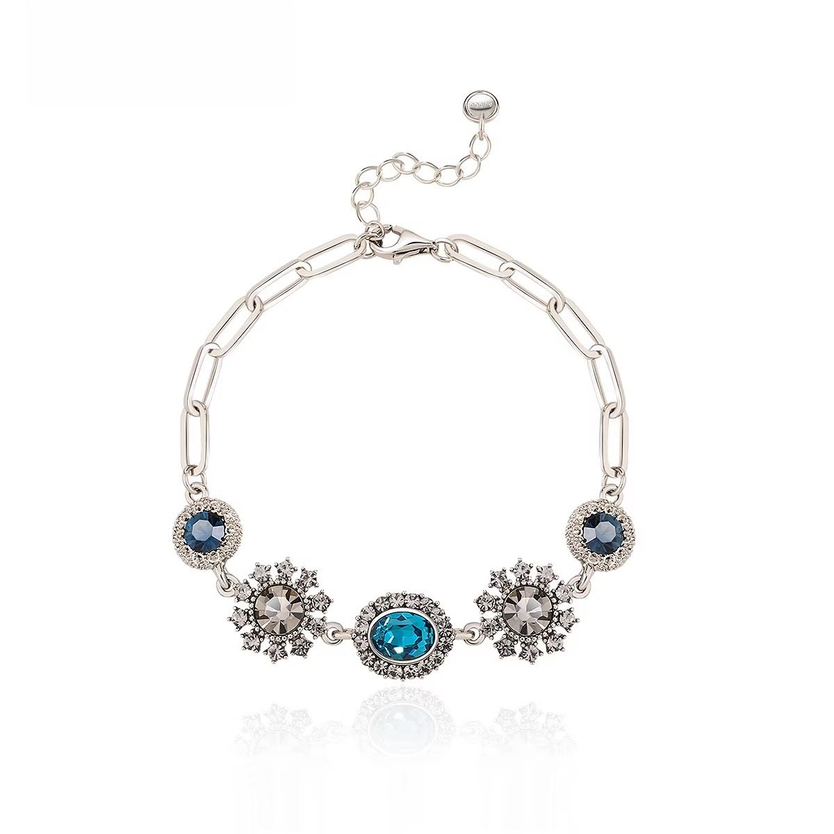 Jewelry Women's Blue Gemstone Bracelet Design Bracelet WY059