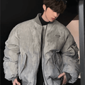 pleated design sense cotton jacket sinclub278