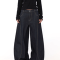 [MRNEARLY] wide leg straight jeans st2845