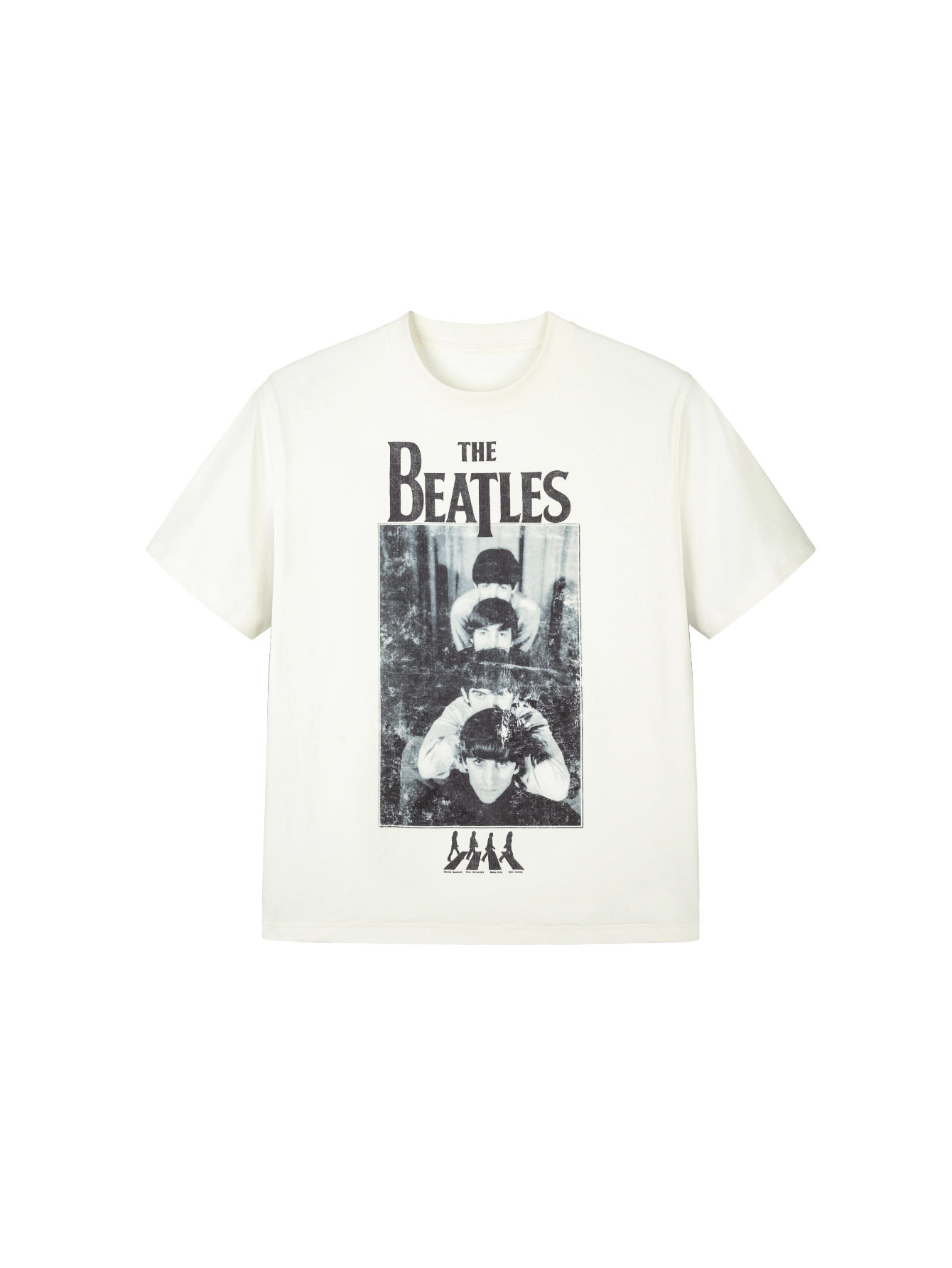 Beatles print tee - sorona cool fit regular shoulder casual short sleeve t-shirt for men and women sinclub8169