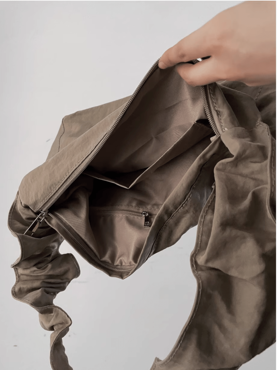 design drawstring dual-use shoulder crossbody bag st1637