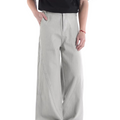 Pure cottonstraight-leg wide-leg casualjeansmen and women loosestraight-legpantstrendy pants