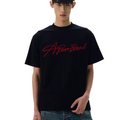 American retro original embroidered short-sleeve t-shirt - clean fit, casual, versatile, and relaxed fit top  SIN044