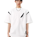High-end, designer-style, relaxed fit, short-sleeve t-shirt SIN012