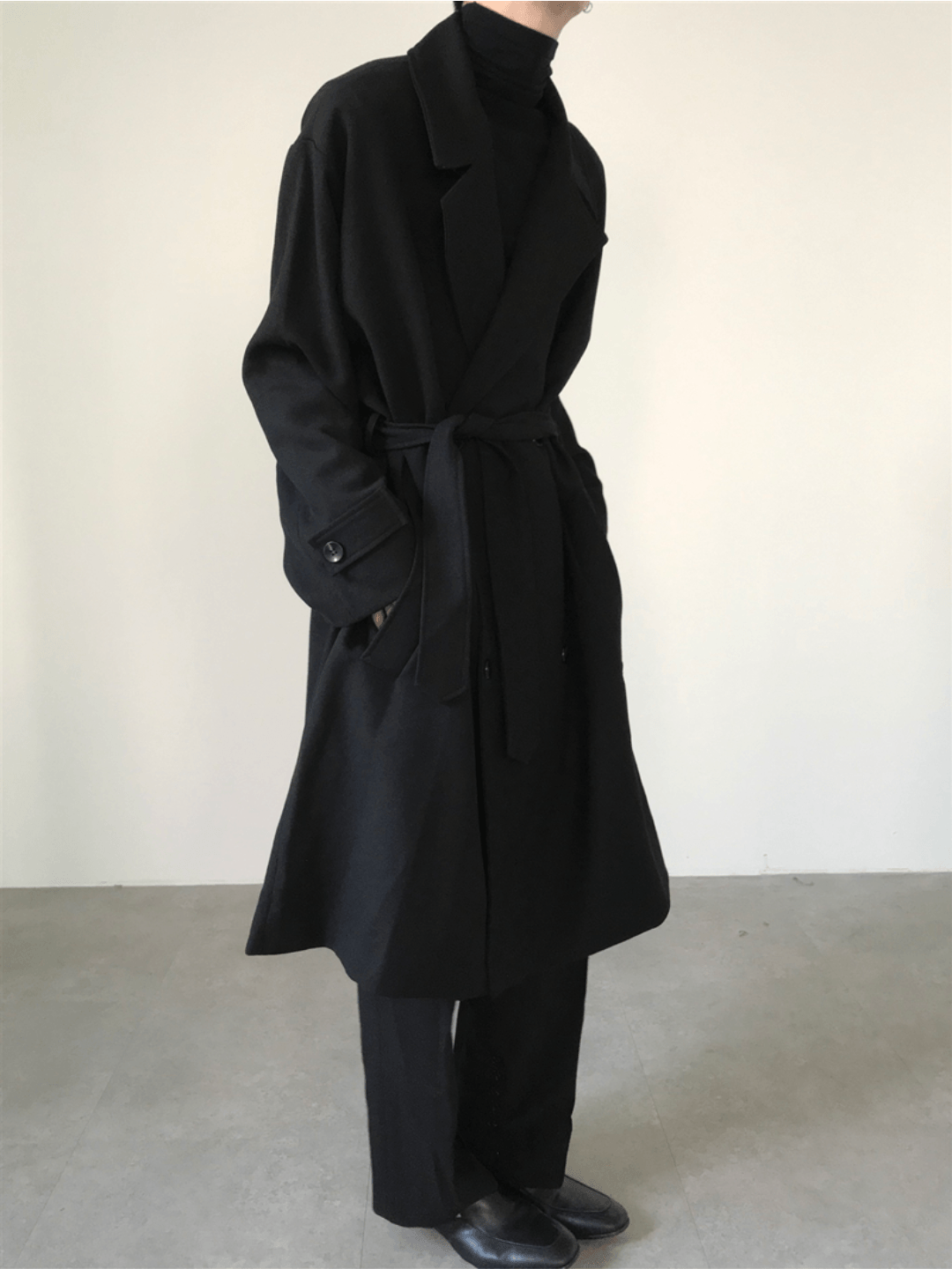 [COLN] Double Breasted Coat st1536