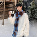 mink hair loose sweater sinclub2272
