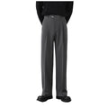 Casual pants men's straight Korean wide-leg suit pants SIN0949