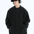 WASHED DENIM JACKET ZIPPER sinclub0159