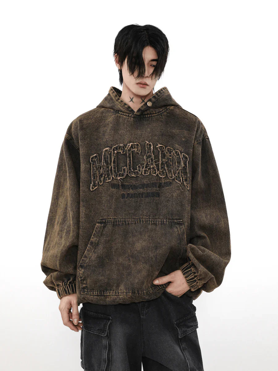 WASHED DENIM HOODED sinclub2993