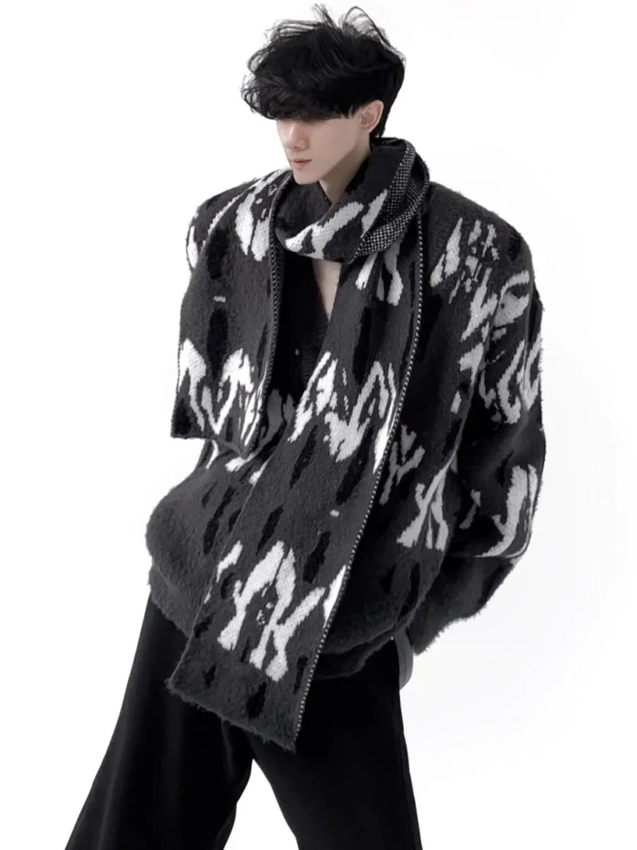 V-NECK CARDIGAN sinclub3553