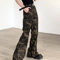 [AUTUMNWIND] CAMOUFLAGE SLIM WORK PANTS ST913