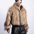 reversible leather cotton jacket sinclub1558