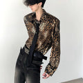 [AUTUMNWIND] LEOPARD PRINT SHIRT ST1462
