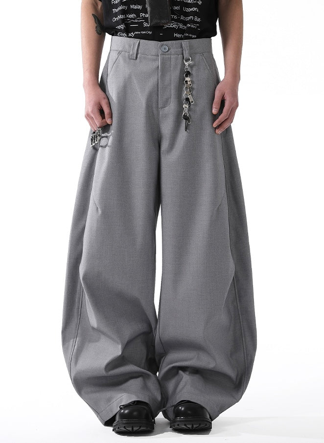 [BLANKIN] DRAPED PLEAT WIDE TROUSERS st5014