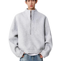 Stand collar half-zip sweatshirt men's american heavy weightloosecleanfitoutwear  SIN004