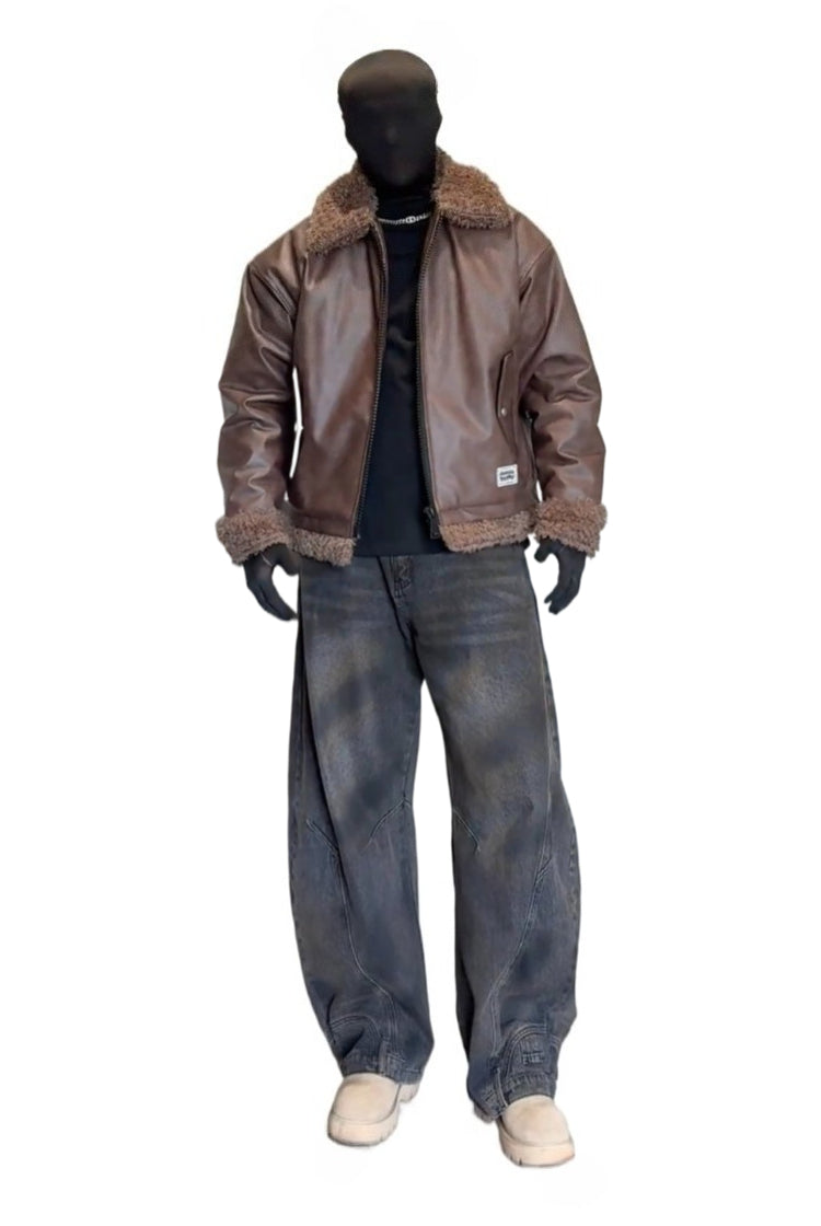 High Street loose thickened thermal locomotive clothes cotton-padded clothes for men and women of the same style SIN0819