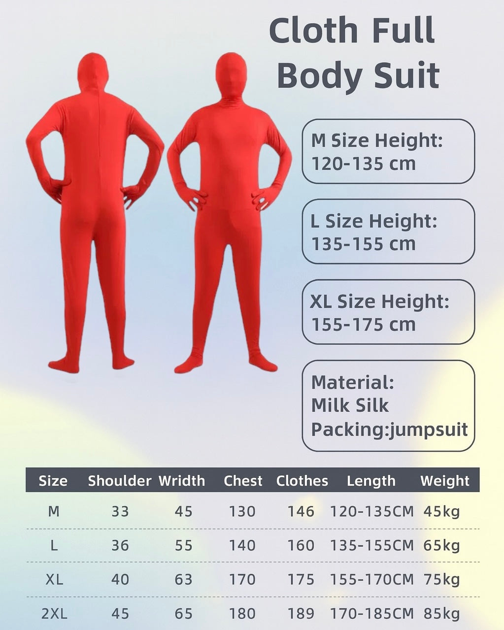 [STEP BLØCK] Cloth Full
Body Suit st001