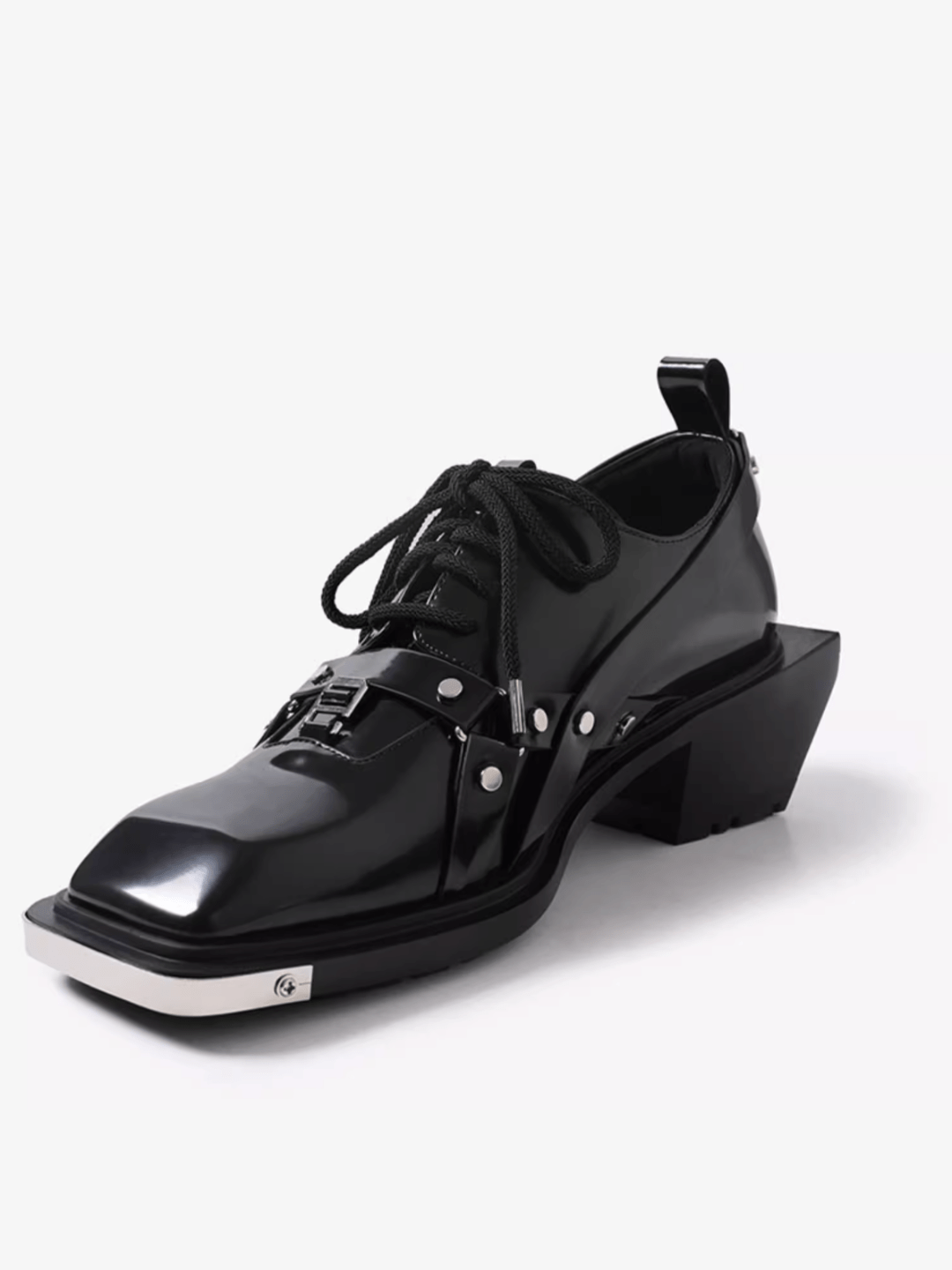 Square Toe Derby Leather Shoes st2046