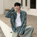 Korean loose blue shirt sinclub7531