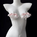 Dream white, pink white entrainment chain