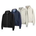 Grids pattern hooded zipper cardigancasualwork clothingloose hooded sweatshirtoutwear for men and women sinclub6195
