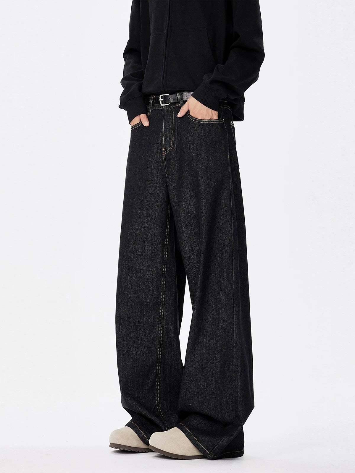 [FLAT ROOM] CLEANFIT STACKED WIDE LEG JEANS st5013