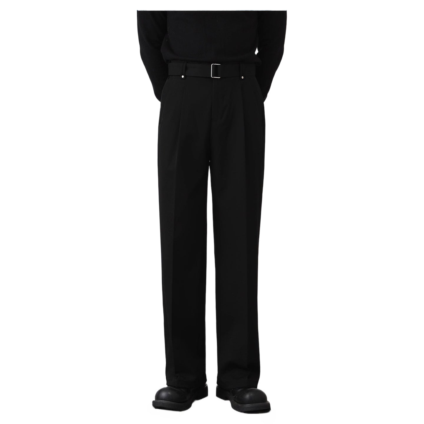 Casual pants men's straight Korean wide-leg suit pants SIN0949
