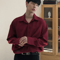 [DAVID&ME] Handsome Ice Silk Shirt st1197