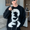 High End Round Neck Sweater sinclub5586