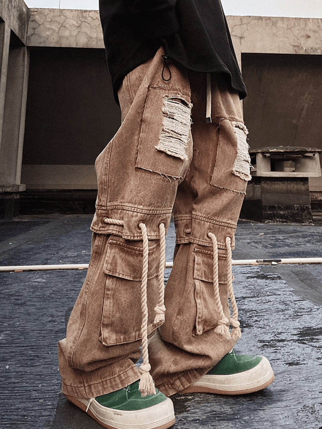 [UUCSCC] vintage straight wide leg pants st2328