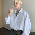 loose oversize casual shirt sinclub7795