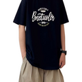 American retro letter print short sleeve t-shirt for men SIN086