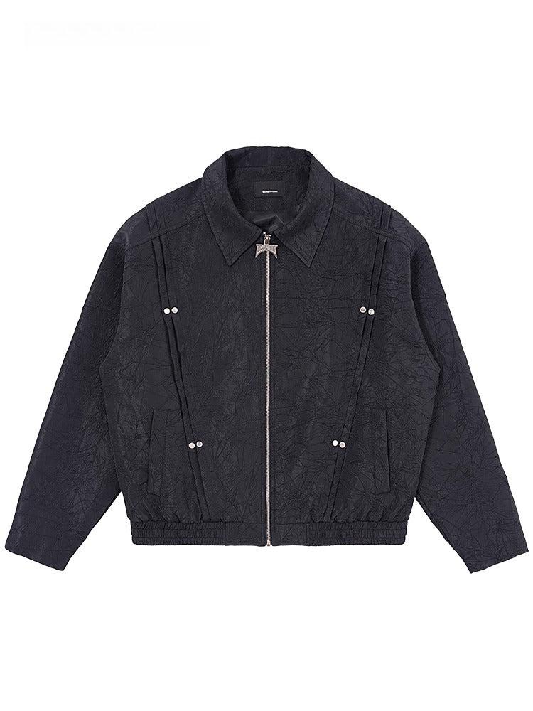 Guochao American retro cleanfit jacket for men and women, trendy brand lazy chic coat