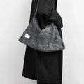 LARGE SOFT LEATHER SHOULDER CROSSBODY BAG sinclunb7783
