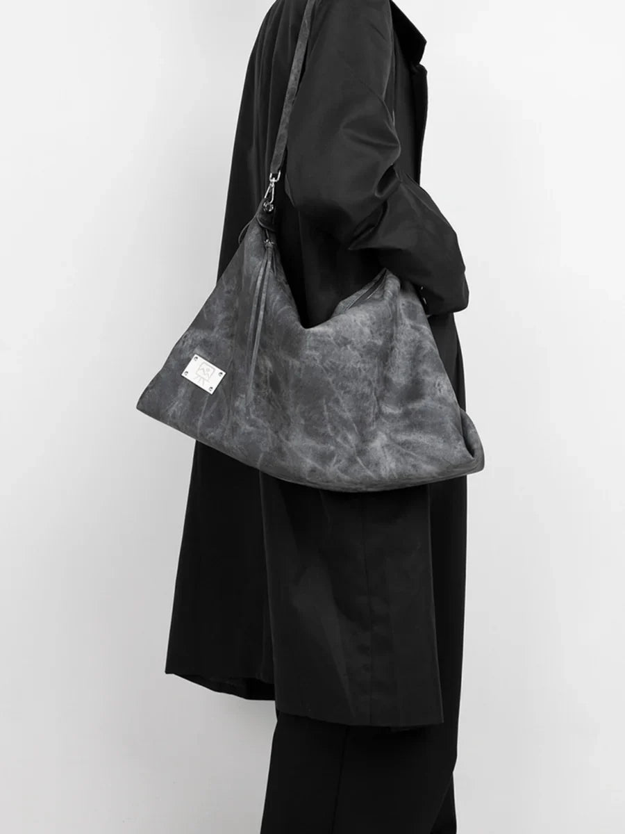 LARGE SOFT LEATHER SHOULDER CROSSBODY BAG sinclunb7783