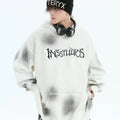 SPRAY PAINT LOGO LOOSE HOODIE sinclub6006