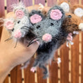 Plush mouse available in three colors