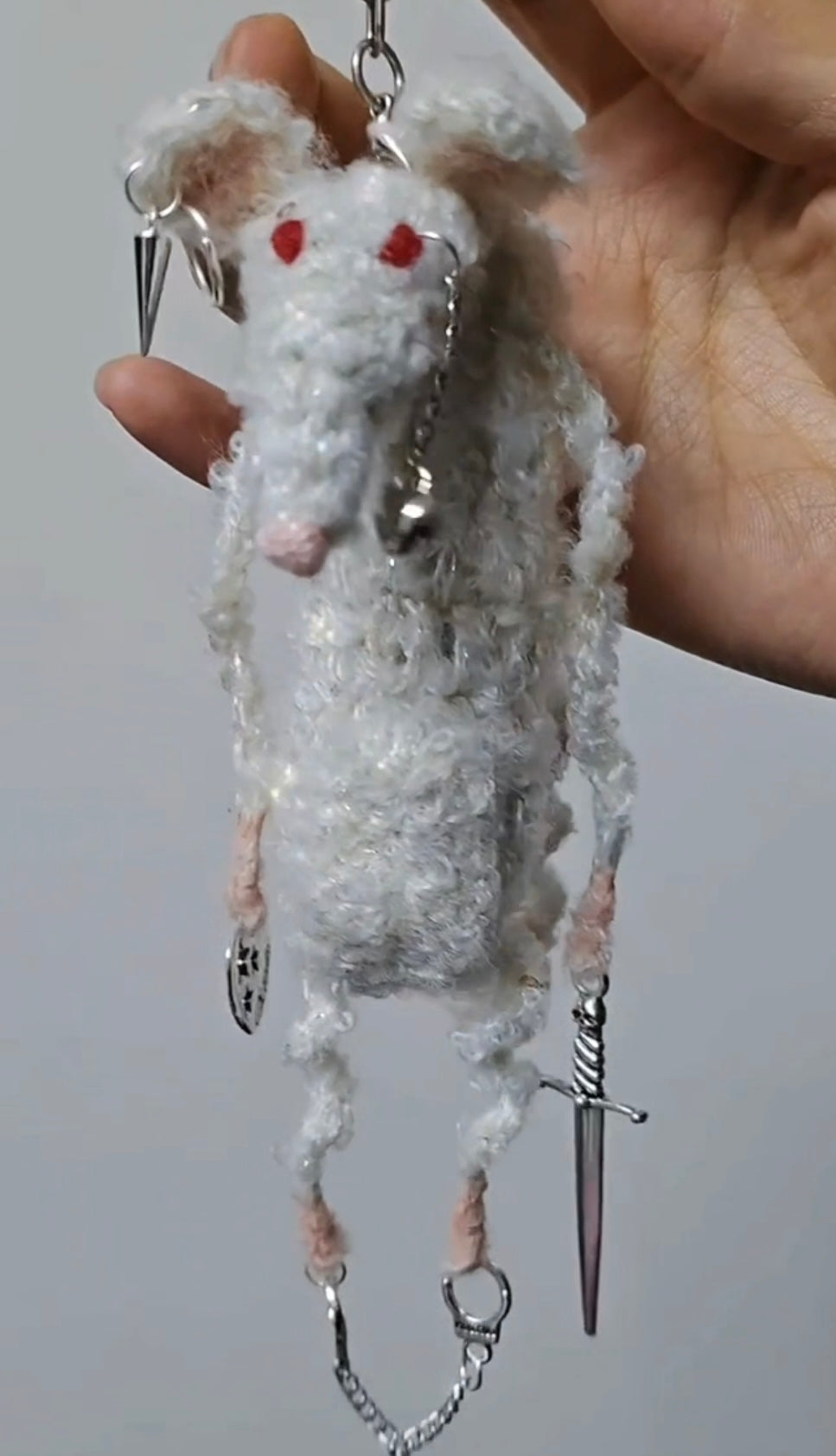 Punk White Mouse