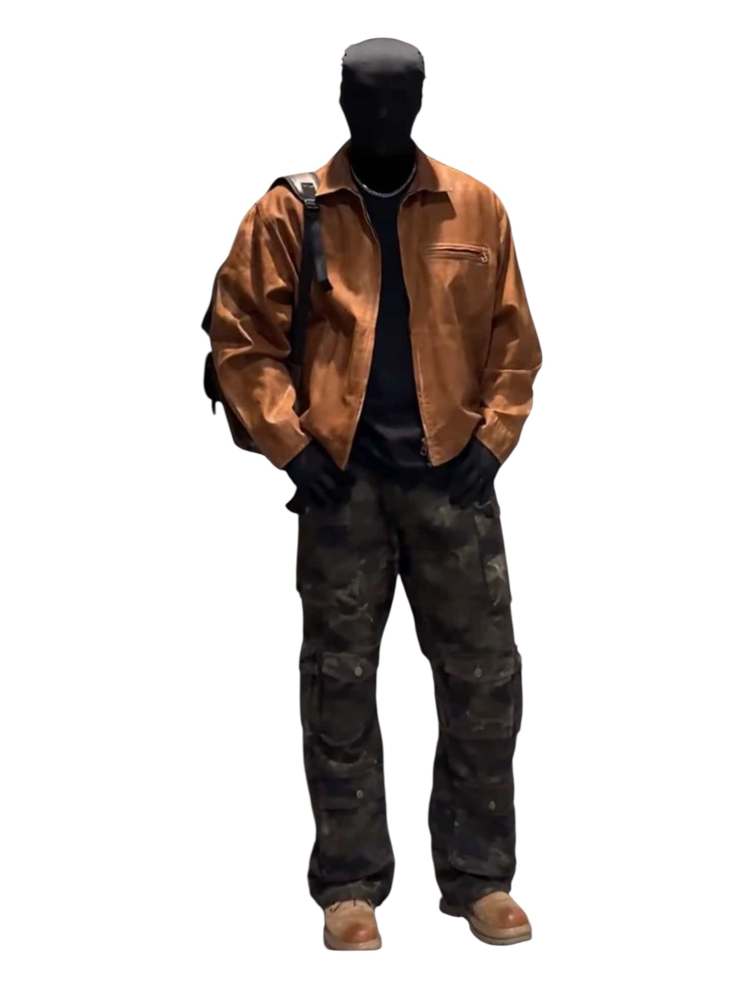 [ZETITI] DETROIT COLLAR-DYED JACKET st5037