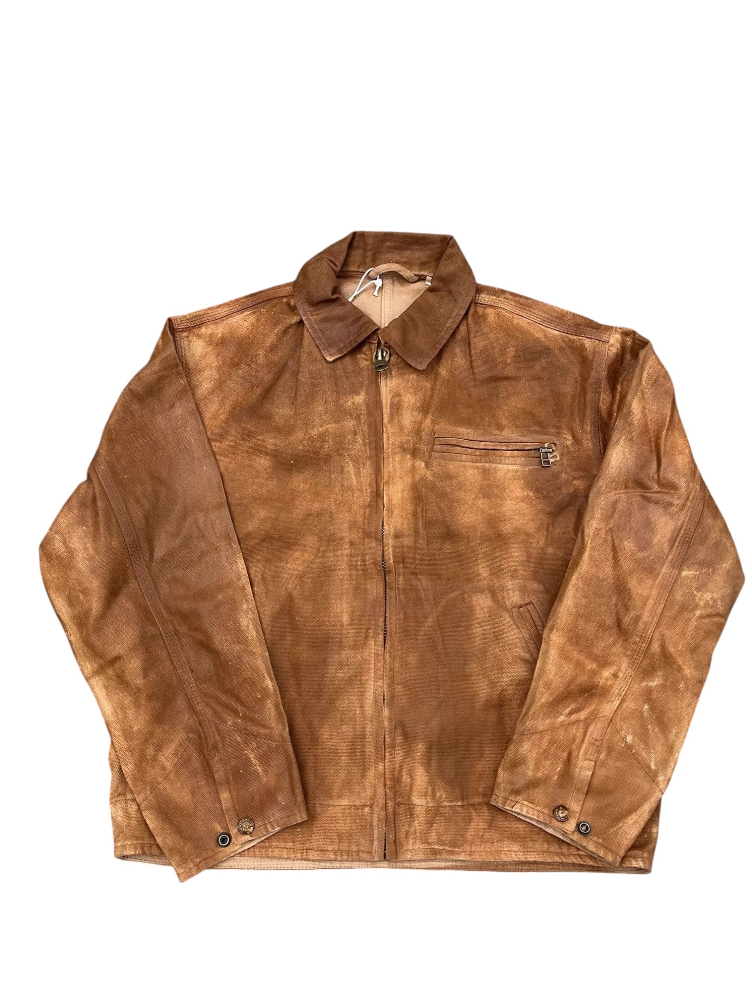 [ZETITI] DETROIT COLLAR-DYED JACKET st5037