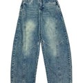 [MUGE ]VINTAGE WASHED WIDE-LEG JEANS ST1261