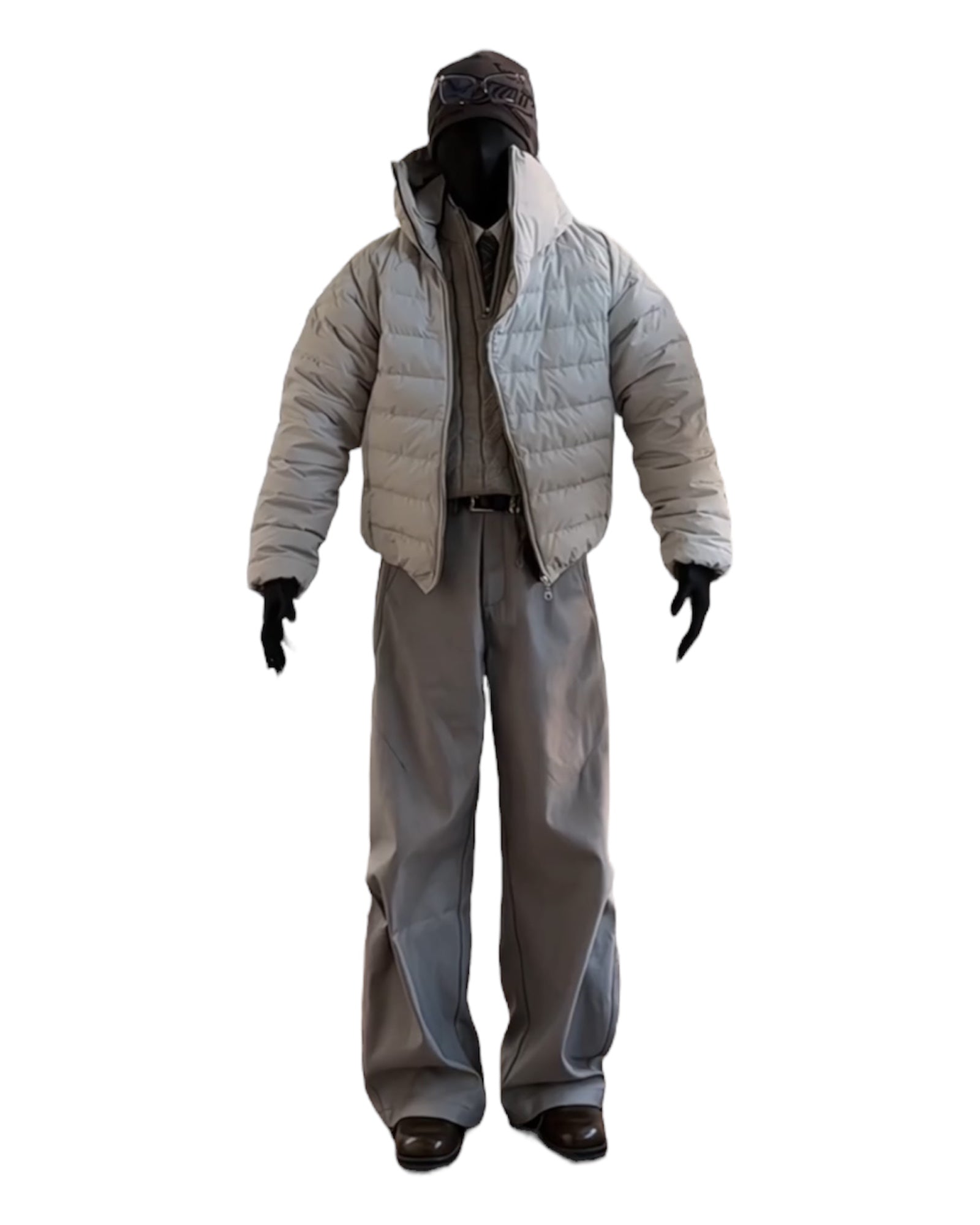 [JCAESAR] QUILTED SHELL PUFFER JACKET st5014