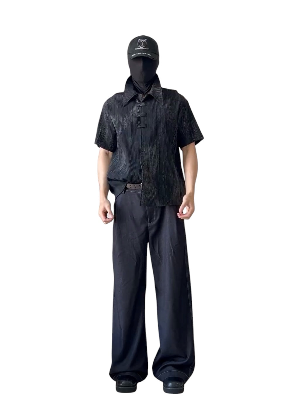 [DESERTO] A-FRAME SOFT STRUCTURED TROUSERS st5019