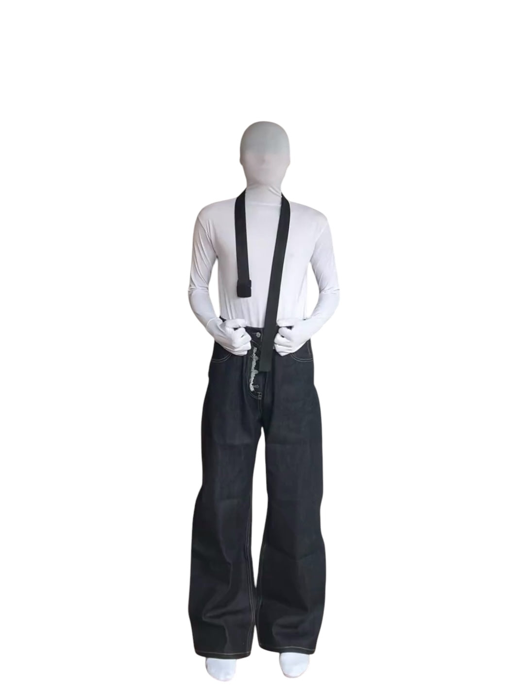 [DECEYE] DISTRESSED A-CUT DENIM JEANS st5020