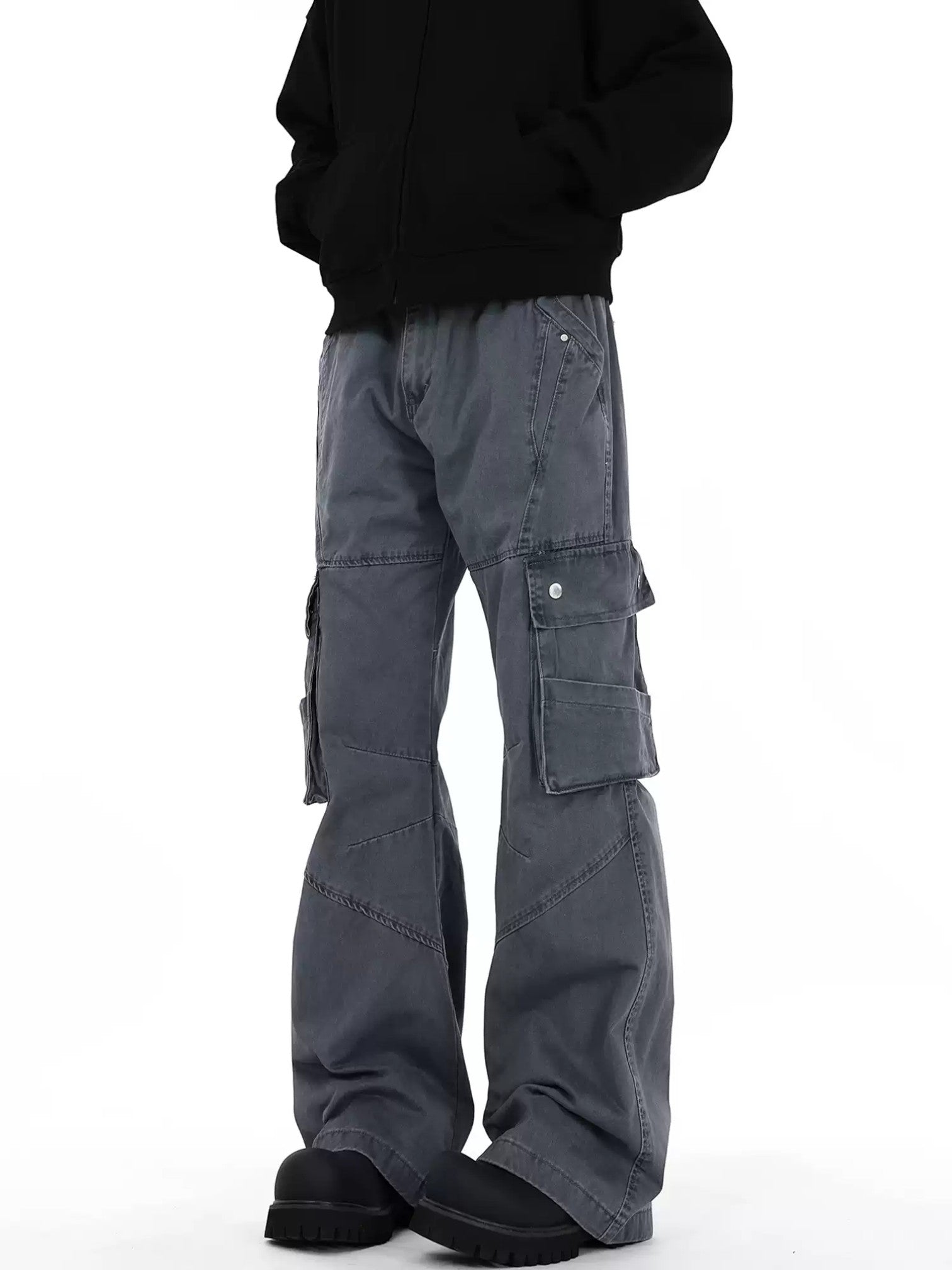 [FILFR] RELAXED MULTI-POCKET STRAIGHT TROUSERS st5029