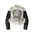 American streetwear skull print stand collar jacket - men's spring cool & edgy premium motorcycle style cropped outerwear  sinclub6549