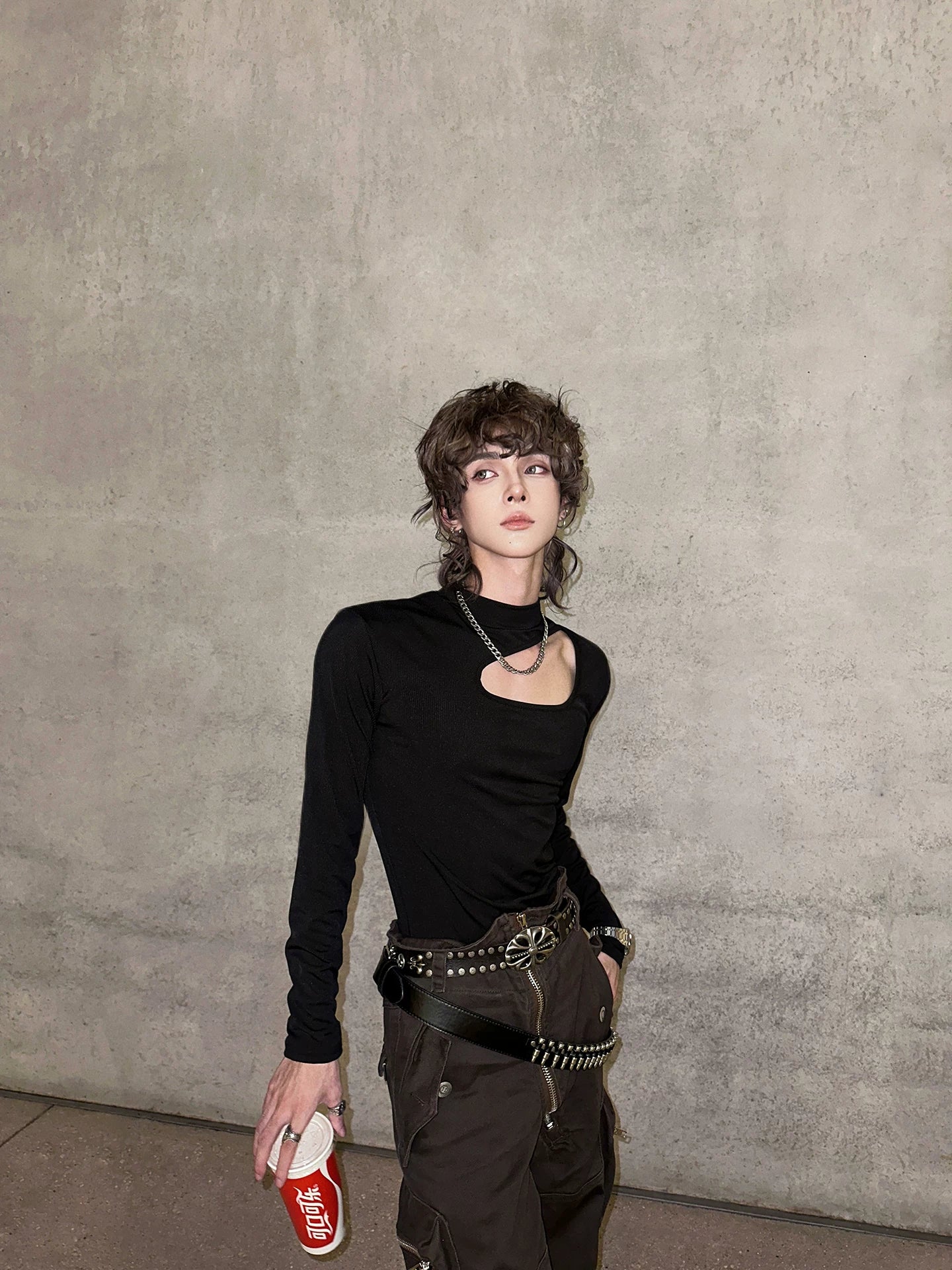 Trendy brand long sleeve t-shirt for men - new spring/autumn korean style casual streetwear ins base layer top sinclub0321