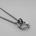 Mobius strip necklace for men retro stylish high-end